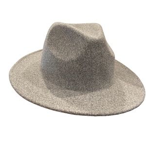 Universal Thread Gray Felt Wide brimmed Fedora Hat | Women’s | fall homecoming
